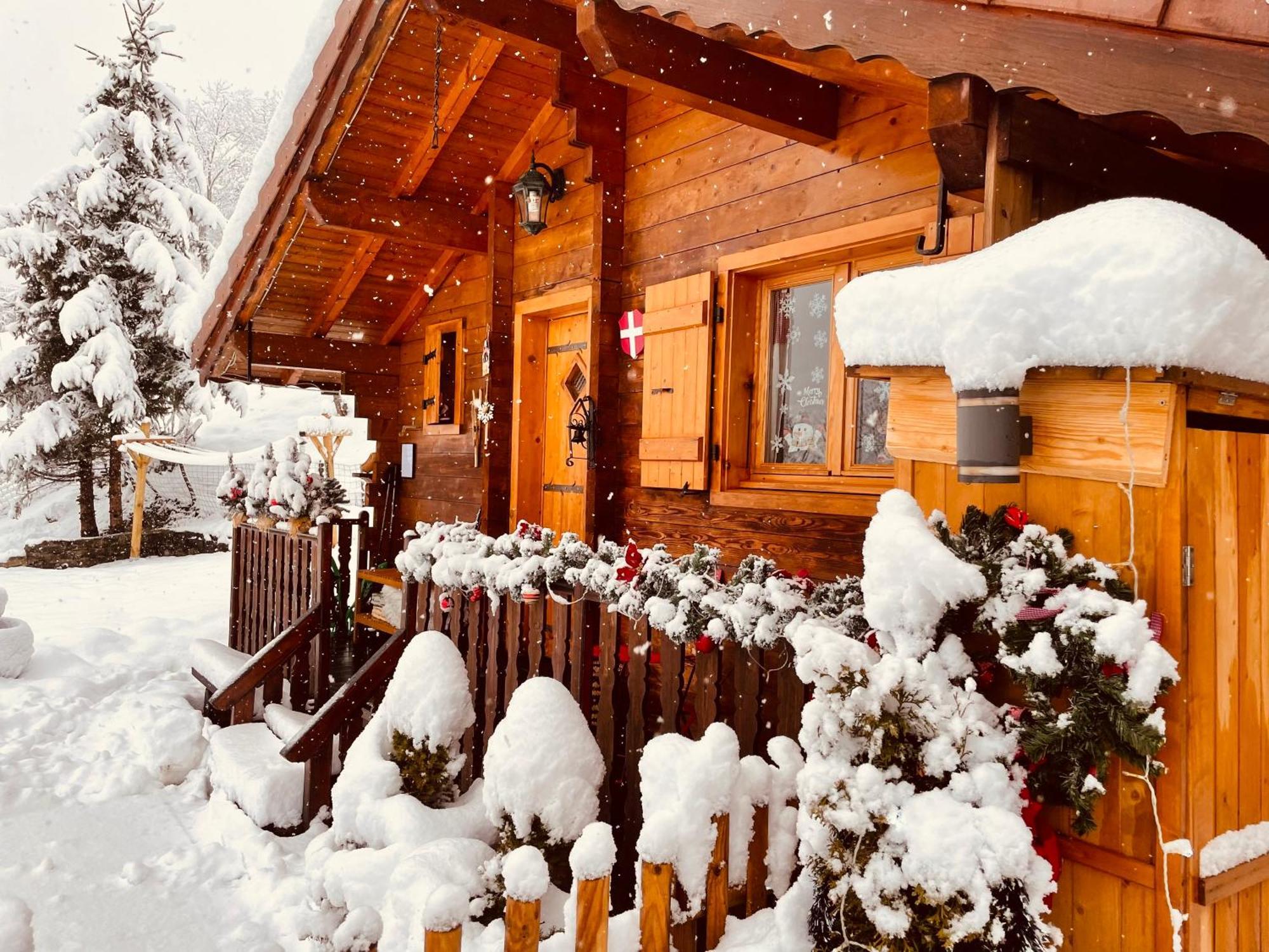 Villa Le Blanc Nordique Le Bouchet-Mont Charvin Exterior foto